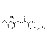 structure of CAS# 898769-08-9, 3-(2,3-Dimethylphenyl)-1-(4-methoxyphenyl)-1-propanone;3-(2,3-dimethylphenyl)-4'-methoxypropiophenone