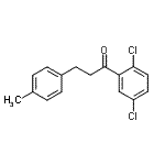 结构式 CAS# 898769-25-0, 1-(2,5-二氯苯基)-3-(4-甲基苯基)-1-丙酮