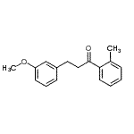 结构式 CAS# 898774-37-3, 3-(3-甲氧基苯基)-1-(2-甲基苯基)-1-丙酮