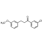 structure of CAS# 898774-68-0, 1-(3-Chlorophenyl)-3-(3-methoxyphenyl)-1-propanone;3'-chloro-3-(3-methoxyphenyl)propiophenone