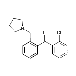 CAS#: 898774-75-9， (2-Chlorophenyl)[2-(1-pyrrolidinylmethyl)phenyl]methanone