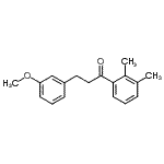 structure of CAS# 898774-76-0, 1-(2,3-Dimethylphenyl)-3-(3-methoxyphenyl)-1-propanone;2',3'-dimethyl-3-(3-methoxyphenyl)propiophenone