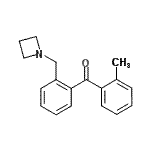 结构式 CAS# 898775-45-6, [2-(1-氮杂环丁基甲基)苯基](2-甲基苯基)甲酮