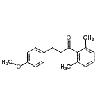 structure of CAS# 898775-86-5, 1-(2,6-Dimethylphenyl)-3-(4-methoxyphenyl)-1-propanone;2',6'-dimethyl-3-(4-methoxyphenyl)propiophenone