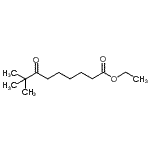 structure of CAS# 898776-42-6, Ethyl 8,8-dimethyl-7-oxononanoate;ethyl 8,8-dimethyl-7-oxononanoate