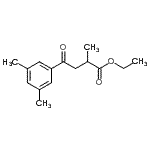 结构式 CAS# 898776-70-0, 乙基4-(3,5-二甲基苯基)-2-甲基-4-氧代丁酸酯
