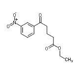 structure of CAS# 898777-51-0, Ethyl 5-(3-nitrophenyl)-5-oxopentanoate;Ethyl 5-(3-nitrophenyl)-5-oxovalerate