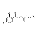 structure of CAS# 898777-95-2, Ethyl 4-(2,4-dichlorophenyl)-4-oxobutanoate;ethyl 4-(2,4-dichlorophenyl)-4-oxobutyrate