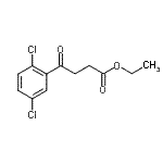 结构式 CAS# 898778-08-0, 乙基4-(2,5-二氯苯基)-4-氧代丁酸酯