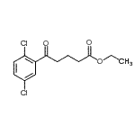 结构式 CAS# 898778-11-5, 乙基5-(2,5-二氯苯基)-5-氧代戊酸酯