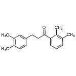 structure of CAS# 898779-32-3, 1-(2,3-Dimethylphenyl)-3-(3,4-dimethylphenyl)-1-propanone;2',3'-dimethyl-3-(3,4-dimethylphenyl)propiophenone