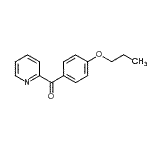 structure of CAS# 898780-00-2, (4-Propoxyphenyl)(2-pyridinyl)methanone;2-(4-Propoxybenzoyl)pyridine