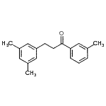 structure of CAS# 898780-08-0, 3-(3,5-Dimethylphenyl)-1-(3-methylphenyl)-1-propanone;3-(3,5-dimethylphenyl)-3'-methylpropiophenone