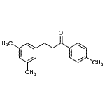 structure of CAS# 898780-11-5, 3-(3,5-Dimethylphenyl)-1-(4-methylphenyl)-1-propanone;3-(3,5-dimethylphenyl)-4'-methylpropiophenone