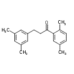 structure of CAS# 898780-66-0, 1-(2,5-Dimethylphenyl)-3-(3,5-dimethylphenyl)-1-propanone;2',5'-dimethyl-3-(3,5-dimethylphenyl)propiophenone