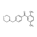 structure of CAS# 898782-75-7, (2,5-Dimethylphenyl)[4-(4-thiomorpholinylmethyl)phenyl]methanone;2,5-dimethyl-4'-thiomorpholinomethyl benzophenone