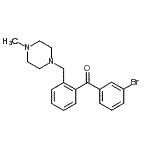 CAS#: 898783-01-2， (3-Bromophenyl){2-[(4-methyl-1-piperazinyl)methyl]phenyl}methanone