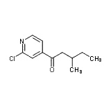 CAS#: 898785-65-4， 1-(2-Chloro-4-pyridinyl)-3-methyl-1-pentanone