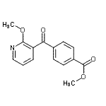 CAS#: 898785-85-8， Methyl 4-[(2-methoxy-3-pyridinyl)carbonyl]benzoate