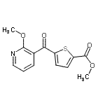 CAS#: 898786-17-9， Methyl 5-[(2-methoxy-3-pyridinyl)carbonyl]-2-thiophenecarboxylate