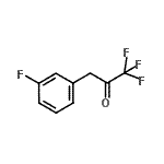 结构式 CAS# 898787-55-8, 1,1,1-三氟-3-(3-氟苯基)丙酮