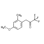 CAS#: 898787-63-8， 1,1,1-Trifluoro-3-(4-methoxy-2-methylphenyl)acetone