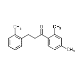 structure of CAS# 898789-52-1, 1-(2,4-Dimethylphenyl)-3-(2-methylphenyl)-1-propanone;2',4'-dimethyl-3-(2-methylphenyl)propiophenone