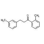 structure of CAS# 898790-31-3, 1-(2-Methylphenyl)-3-(3-methylphenyl)-1-propanone;2'-methyl-3-(3-methylphenyl)propiophenone