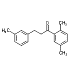 结构式 CAS# 898790-75-5, 1-(2,5-二甲基苯基)-3-(3-甲基苯基)-1-丙酮