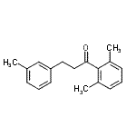 结构式 CAS# 898790-78-8, 1-(2,6-二甲基苯基)-3-(3-甲基苯基)-1-丙酮