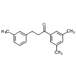 结构式 CAS# 898790-84-6, 1-(3,5-二甲基苯基)-3-(3-甲基苯基)-1-丙酮