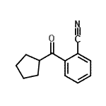 结构式 CAS# 898791-34-9, 2-(环戊基羰基)苯甲腈