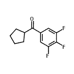 结构式 CAS# 898792-02-4, 环戊基(3,4,5-三氟苯基)甲酮