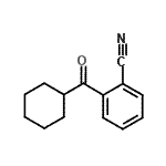结构式 CAS# 898792-08-0, 2-(环己基羰基)苯甲腈