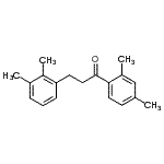 结构式 CAS# 898792-74-0, 3-(2,3-二甲基苯基)-1-(2,4-二甲基苯基)-1-丙酮