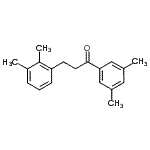 structure of CAS# 898792-86-4, 3-(2,3-Dimethylphenyl)-1-(3,5-dimethylphenyl)-1-propanone;3',5'-dimethyl-3-(2,3-dimethylphenyl)propiophenone