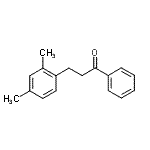 结构式 CAS# 898793-51-6, 3-(2,4-二甲基苯基)-1-苯基-1-丙酮