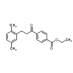 结构式 CAS# 898794-96-2, 乙基4-[3-(2,5-二甲基苯基)丙酰]苯甲酸酯