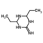 CAS 登录号：89910-57-6， 4,6-二乙基-1,4,5,6-四氢-1,3,5-三嗪-2-胺