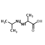 CAS#: 89937-50-8， 2-(2-Isopropylhydrazino)propanoic acid