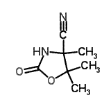CAS#: 89943-24-8， 4,5,5-Trimethyl-2-oxo-1,3-oxazolidine-4-carbonitrile
