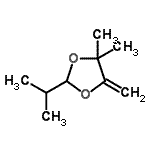 CAS#: 89995-44-8， 2-Isopropyl-4,4-dimethyl-5-methylene-1,3-dioxolane