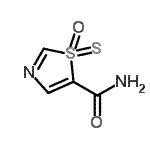 CAS 登录号：90010-01-8， 1,3-噻唑-5-甲酰胺1-氧化物1-硫醚