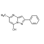 CAS#: 90019-55-9， 5-Methyl-2-phenylpyrazolo[1,5-a]pyrimidin-7-ol