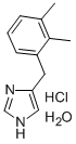 structure of CAS# 90038-00-9, 4-(2,3-Dimethylbenzyl)-1H-imidazole hydrochloride hydrate;4-(2,3-Dimethylbenzyl)-3H-Imidazole Hydrate Hydrochloride
