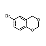 structure of CAS# 90050-61-6, 6-Bromo-4H-1,3-benzodioxine;6-bromo-2H,4H-benzo[e]1,3-dioxin;6-Bromo-4H-1,3-benzodioxine;MFCD10703544