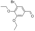 structure of CAS# 90109-64-1, 3-Bromo-4,5-diethoxybenzaldehyde;3-Bromo-4,5-Diethoxy-Benzaldehyde;St5203274;Zinc03886330