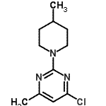 CAS#: 901586-56-9， 4-Chloro-6-methyl-2-(4-methyl-1-piperidinyl)pyrimidine