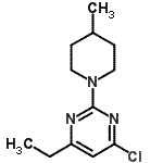 CAS#: 901586-67-2， 4-Chloro-6-ethyl-2-(4-methyl-1-piperidinyl)pyrimidine