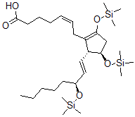 CAS#: 90293-03-1， (Z)-7-[(4R,5R)-2,4-Bis(trimethylsilyloxy)-5-[(E,3S)-3-trimethylsilyloxyoct-1-enyl]-1-cyclopentenyl]hept-5-enoic acid
